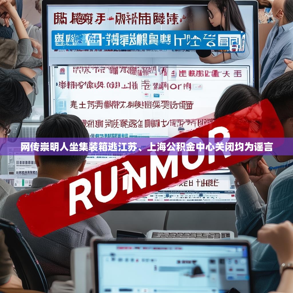 網(wǎng)傳崇明人坐集裝箱逃江蘇、上海公積金中心關(guān)閉均為謠言