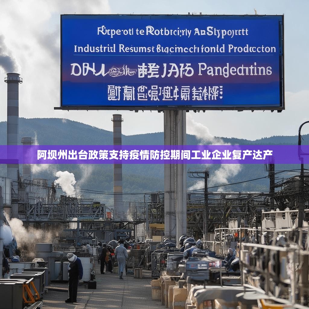 阿壩州出臺政策支持疫情防控期間工業(yè)企業(yè)復(fù)產(chǎn)達產(chǎn)