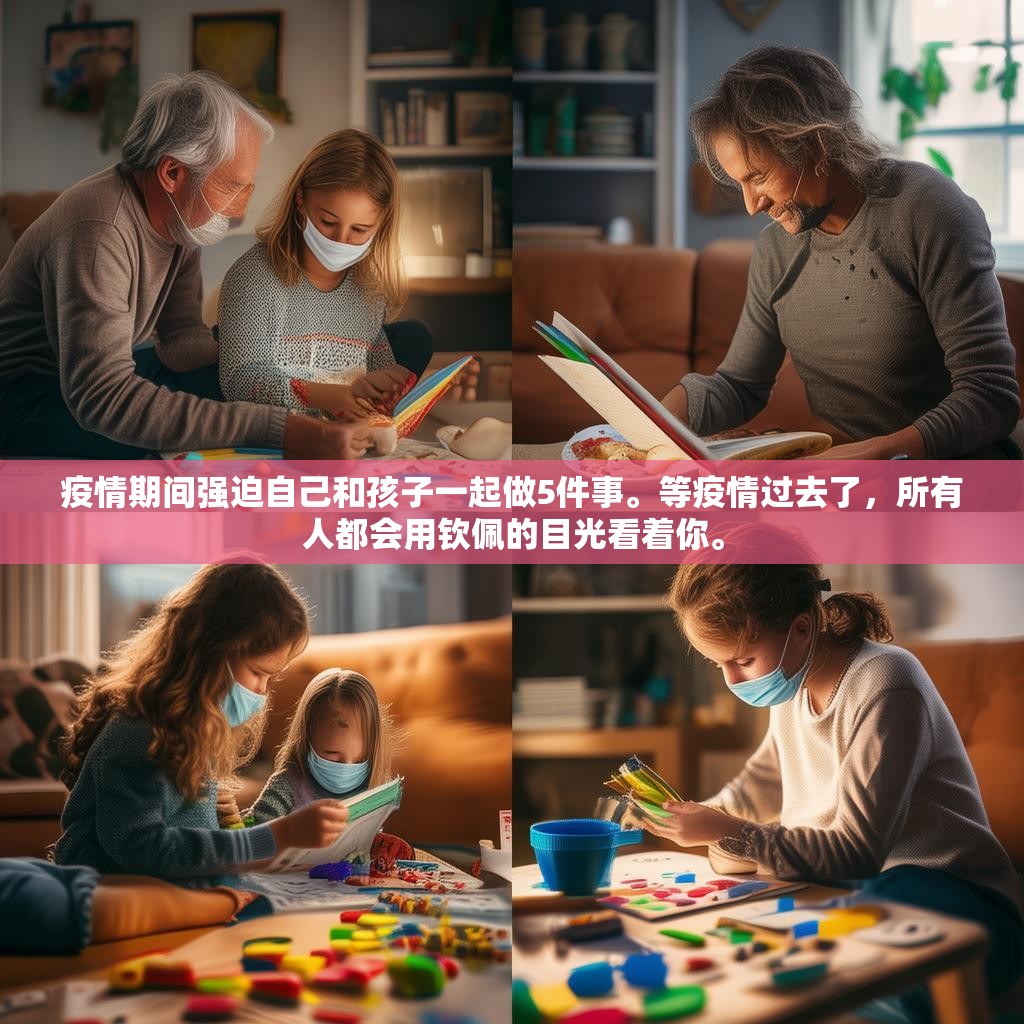 疫情期間強迫自己和孩子一起做5件事。等疫情過去了，所有人都會用欽佩的目光看著你。